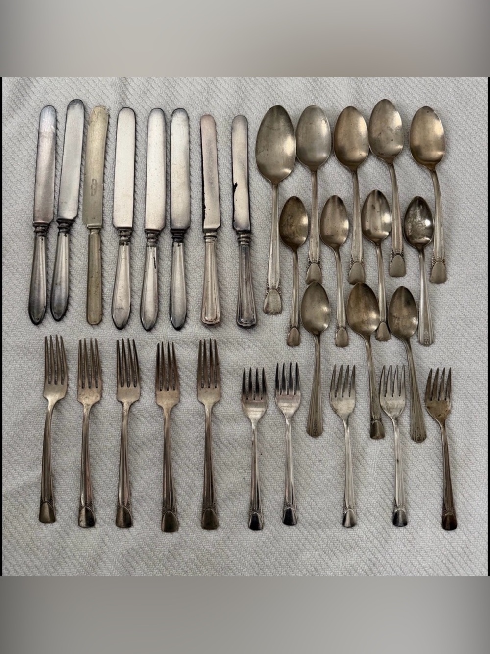 Classic Silver Plated Flatware Set for Home Dining